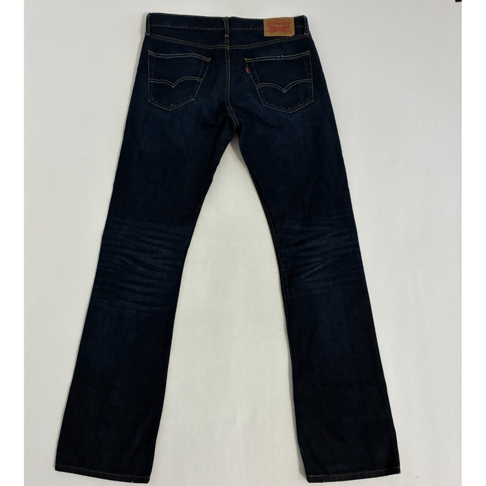Levis 527 Slim Bootcut Jeans Men's 34x36 Denim Dark Wash Work Preppy Y2K Pants